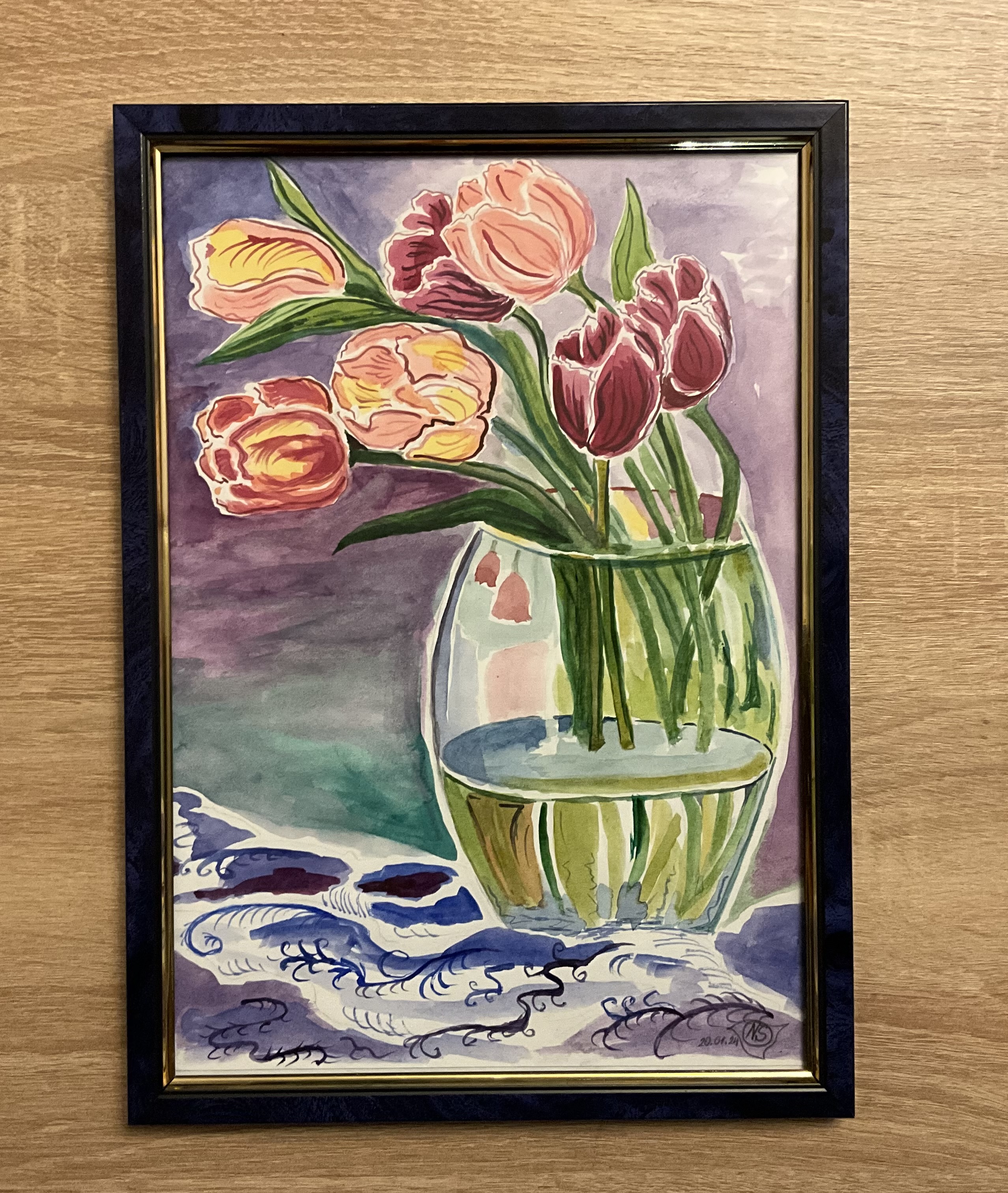 Тюльпаны в вазе